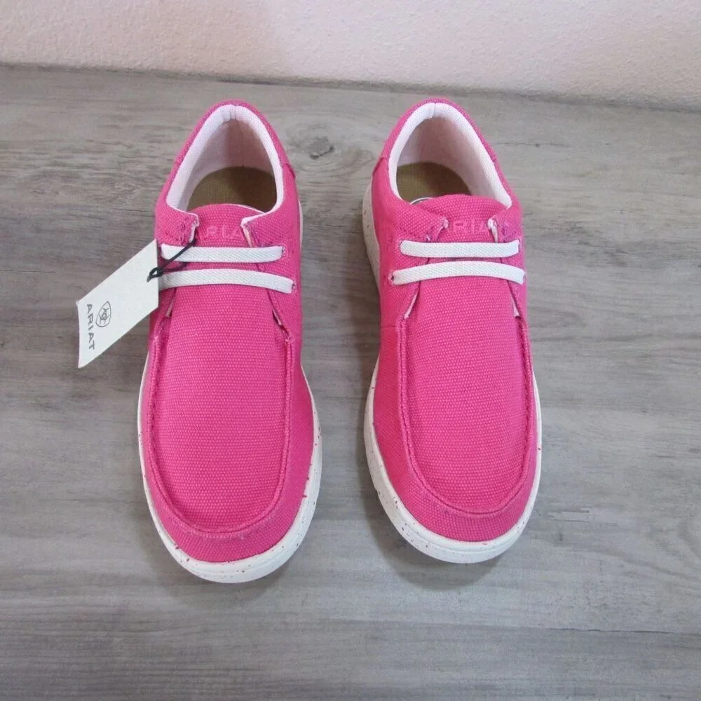 Ariat Youth Kid's Hilo Slip on Sneaker Shoe Hottest Pink 10050909
